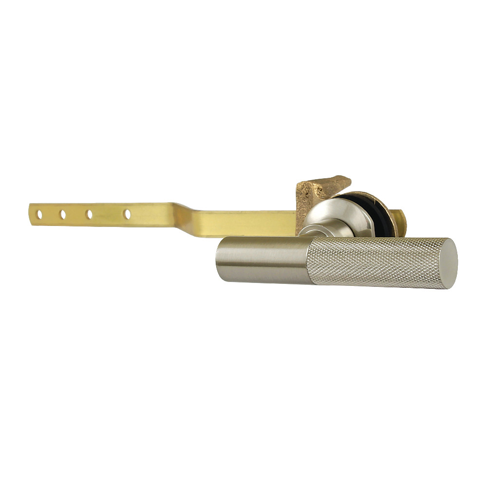 KTKNL8 Convergent Front Mount Toilet Tank Lever with Knurled Handle - Brushed Nickel