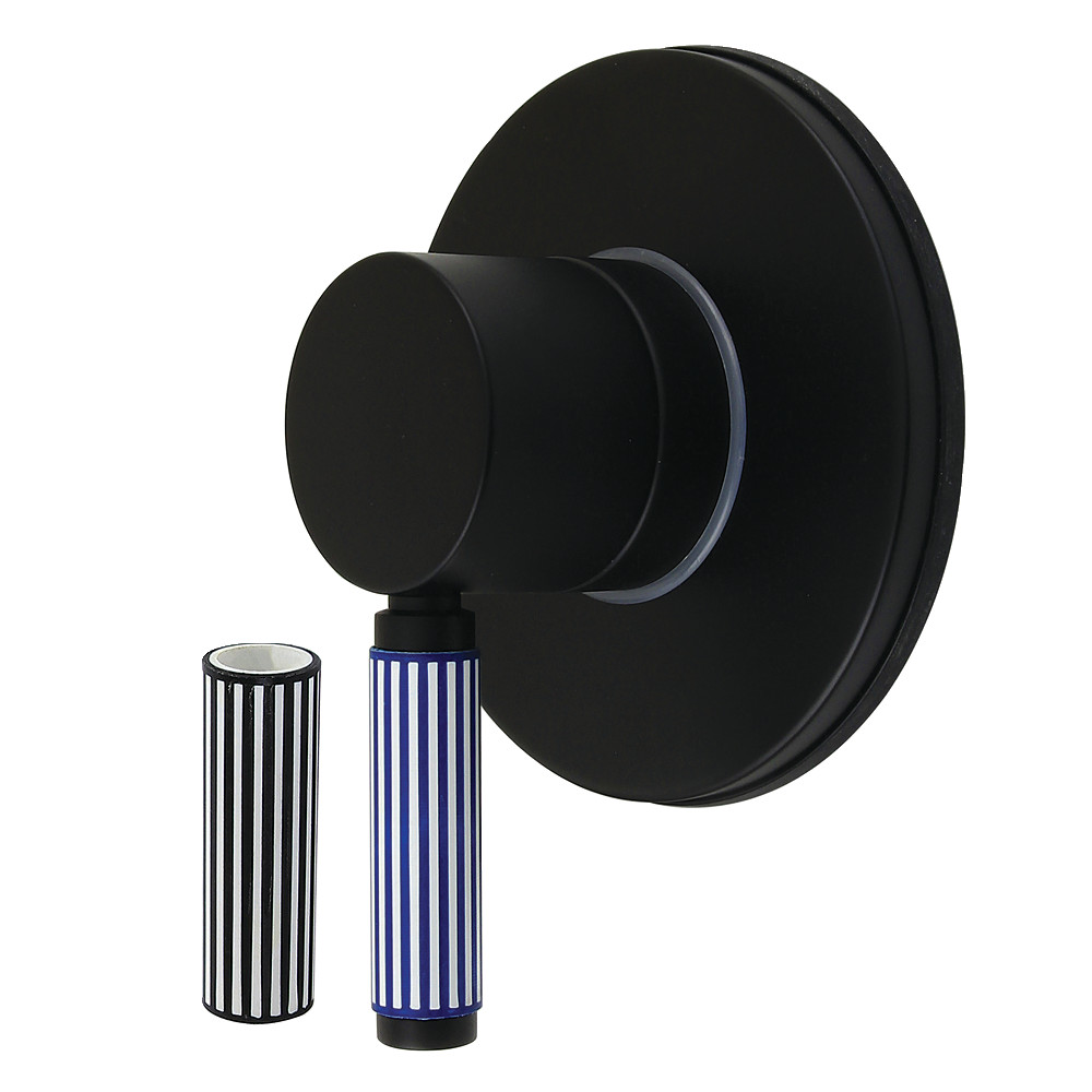 Verona Diverter Valve with Trim Kit - Matte Black - 0.75 in - Durable Brass