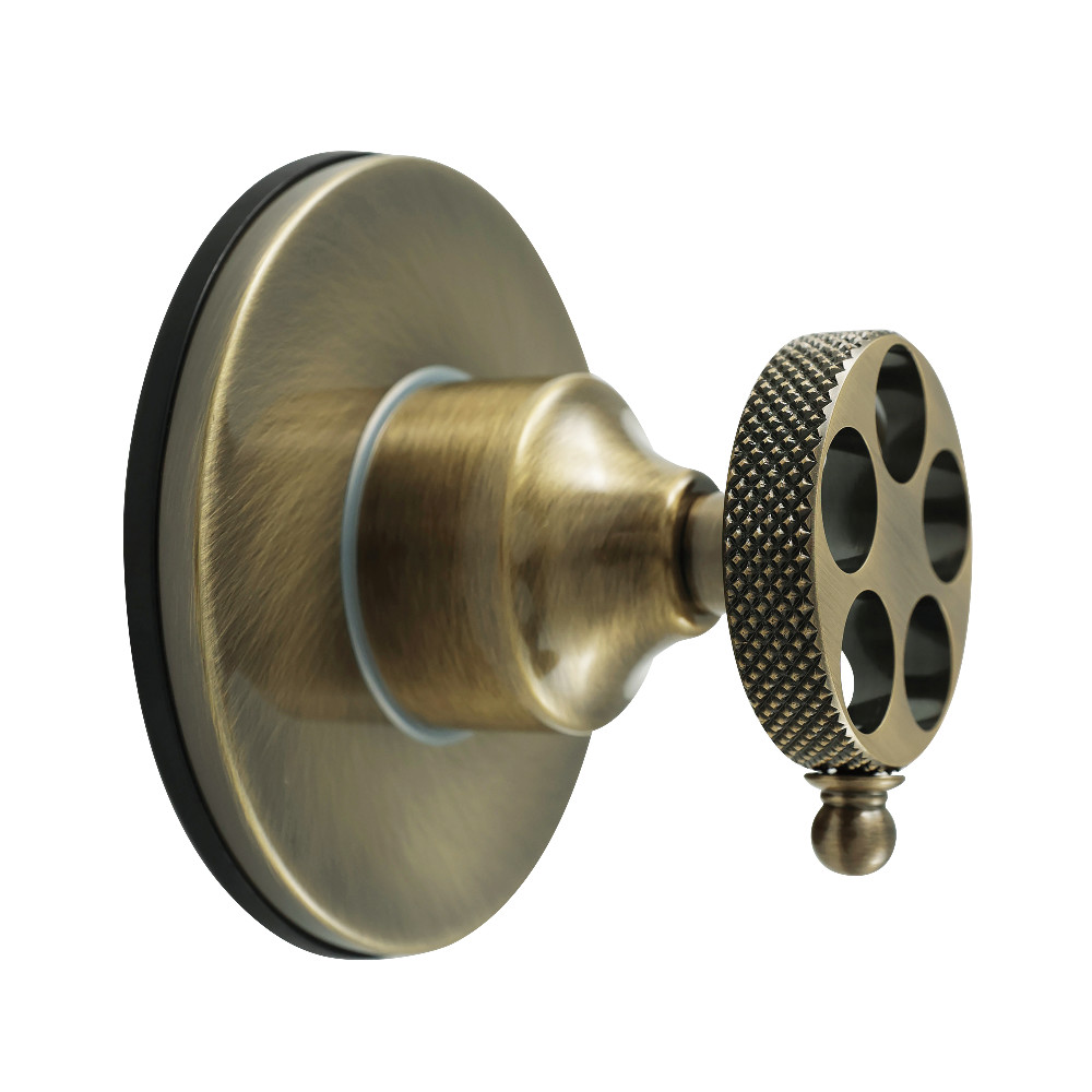KS3033RKX Webb Single-Handle Three-Way Diverter Valve with Round Trim Kit - Antique Brass