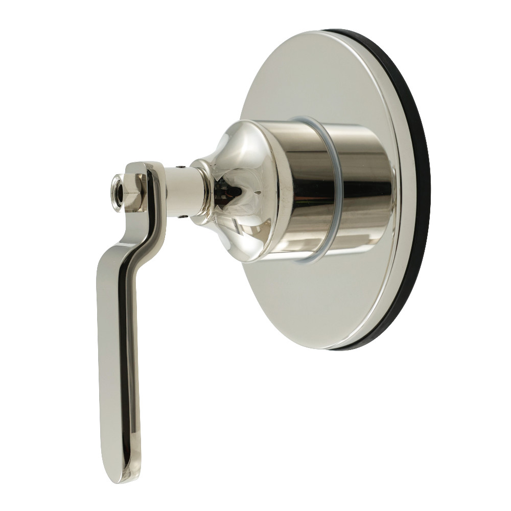KS3036KL Whitaker Single-Handle Three-Way Diverter Valve with Round Trim Kit - Polished Nickel