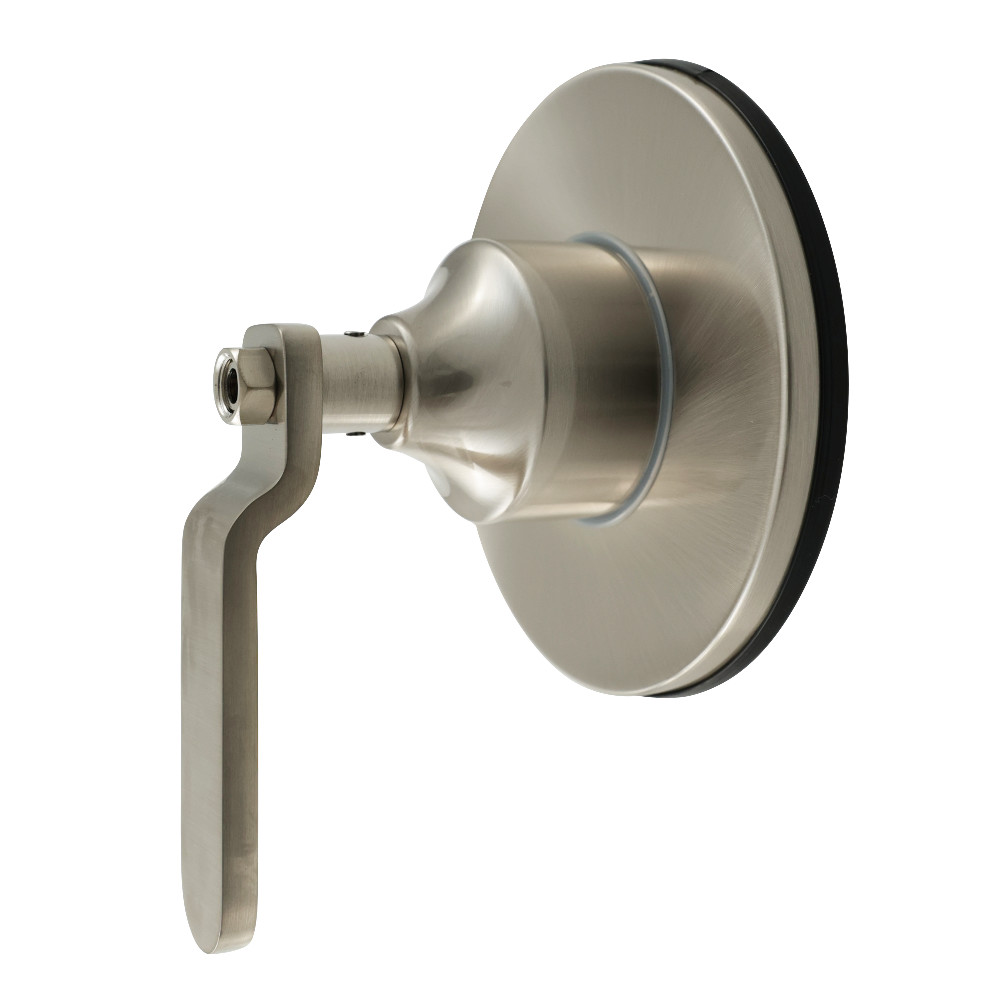 KS3038KL Whitaker Single-Handle Three-Way Diverter Valve with Round Trim Kit - Brushed Nickel