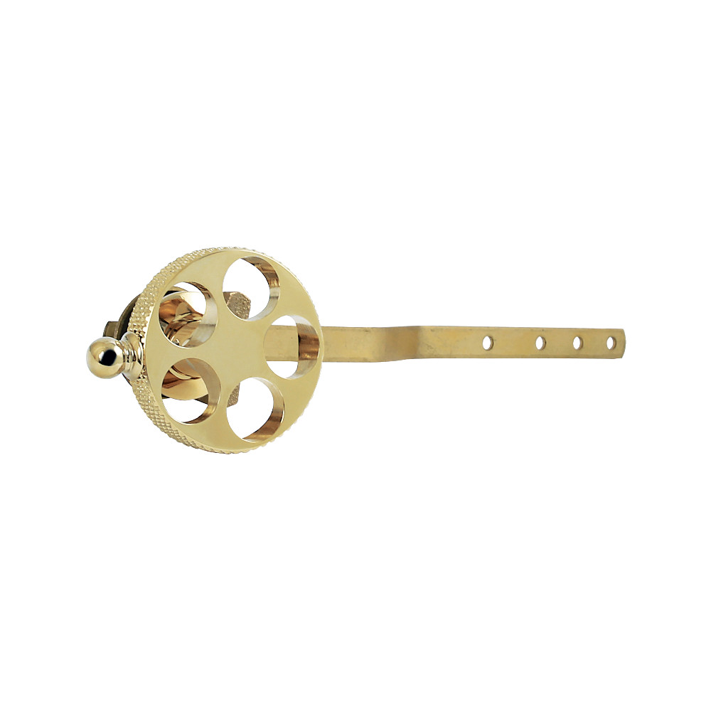 Webb Toilet Tank Lever - Polished Brass - Front Mount - Durable Brass Design