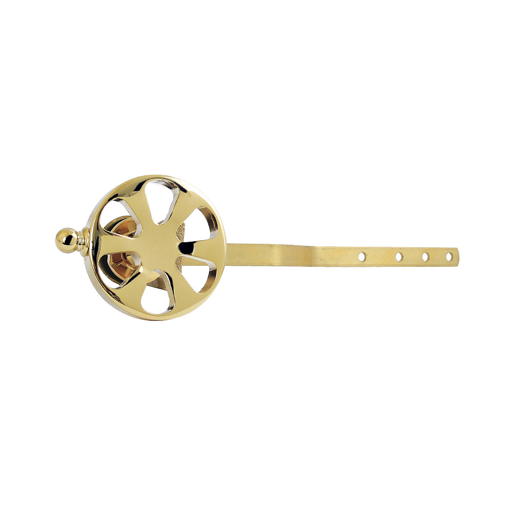 KTRX2 Belknap Front Mount Toilet Tank Lever - Polished Brass