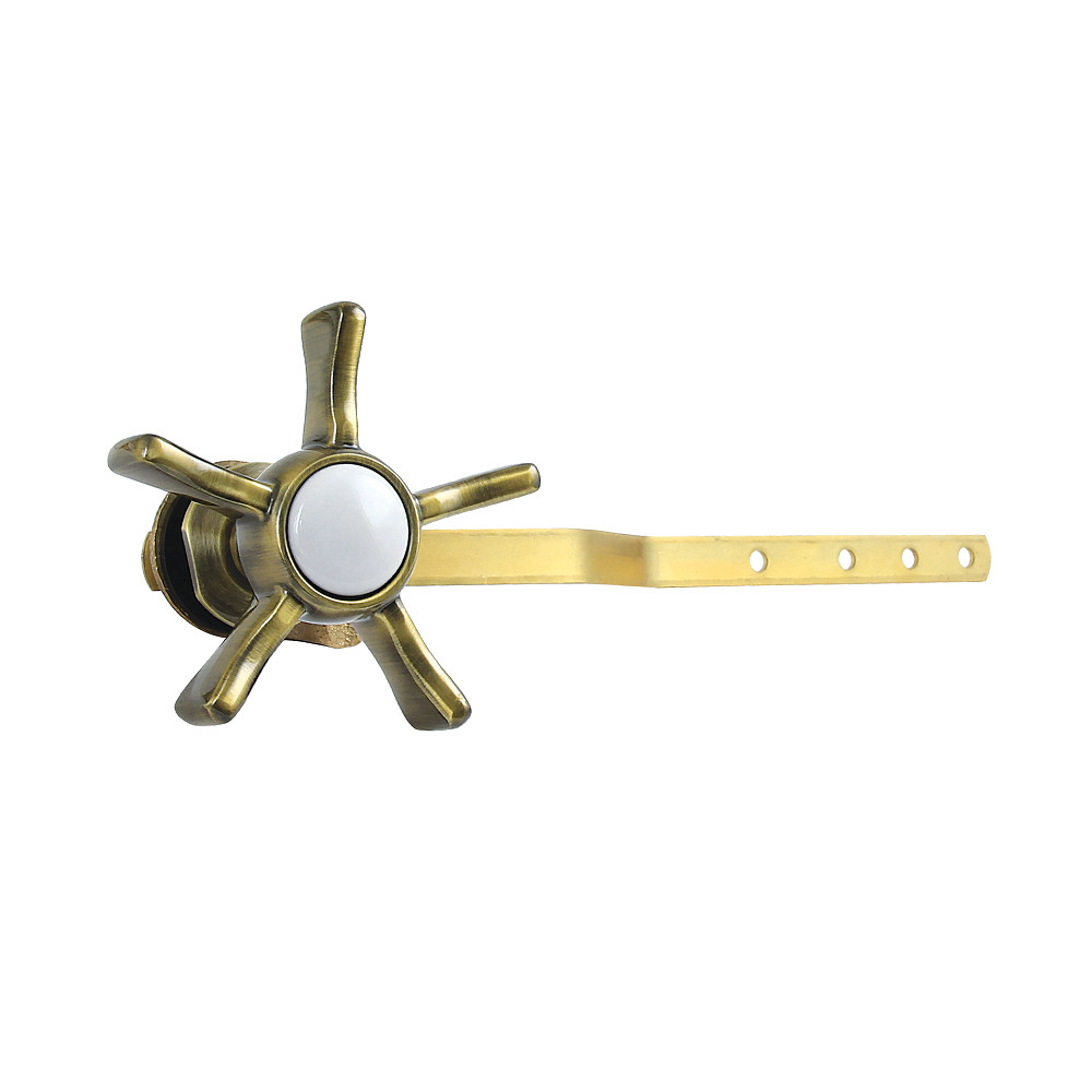 KTNX3 Hamilton Front Mount Toilet Tank Lever - Antique Brass