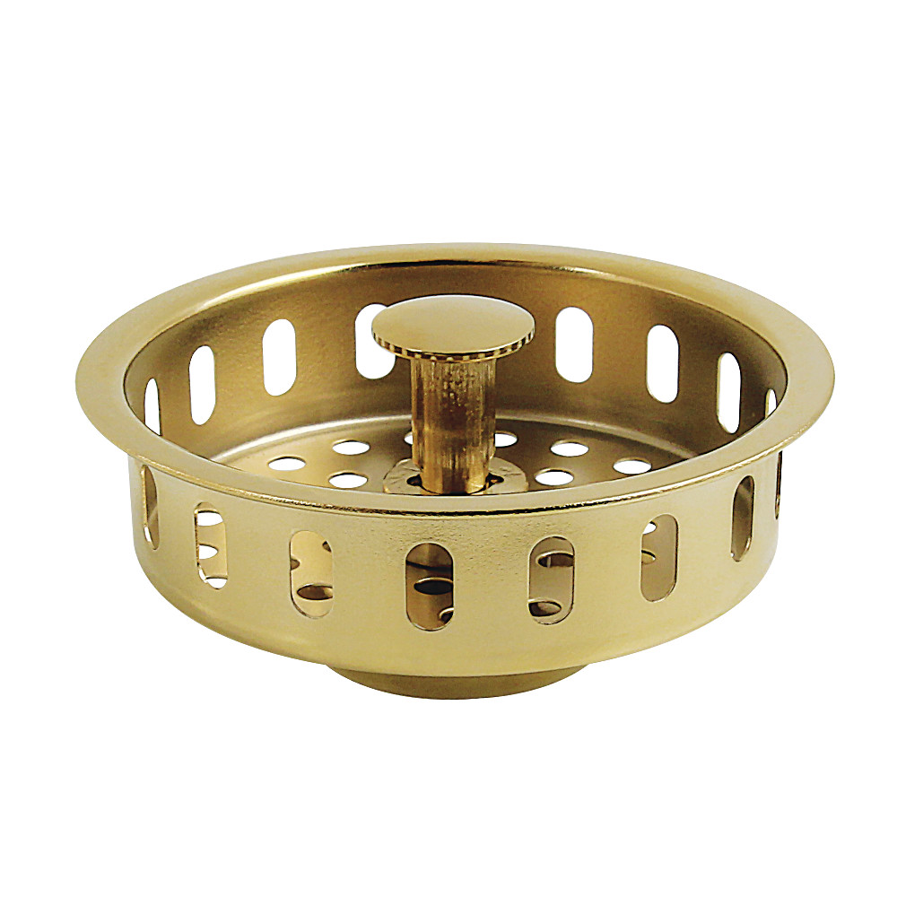 Picture of Kingston Brass KBP2002 Made to Match Kitchen Sink Basket Strainer - Polished Brass