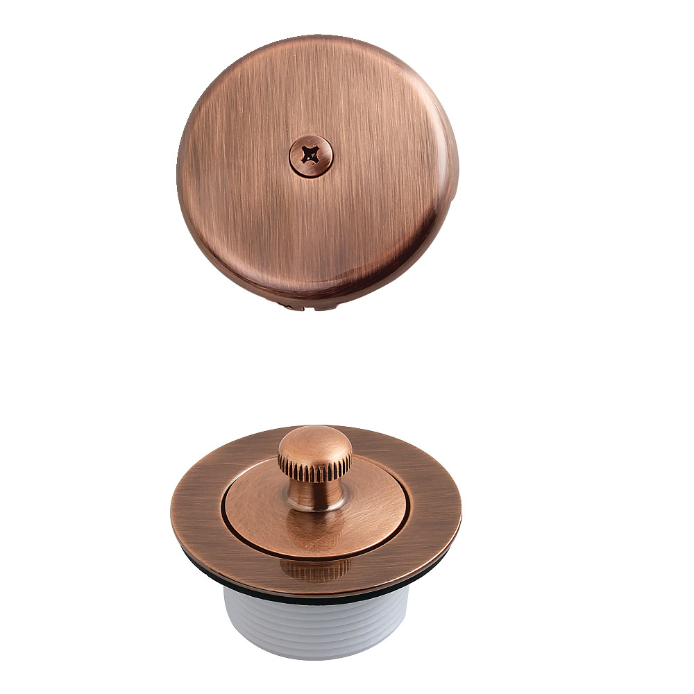 DLT5301AAC Twist & Close Tub Drain Conversion Kit - Antique Copper