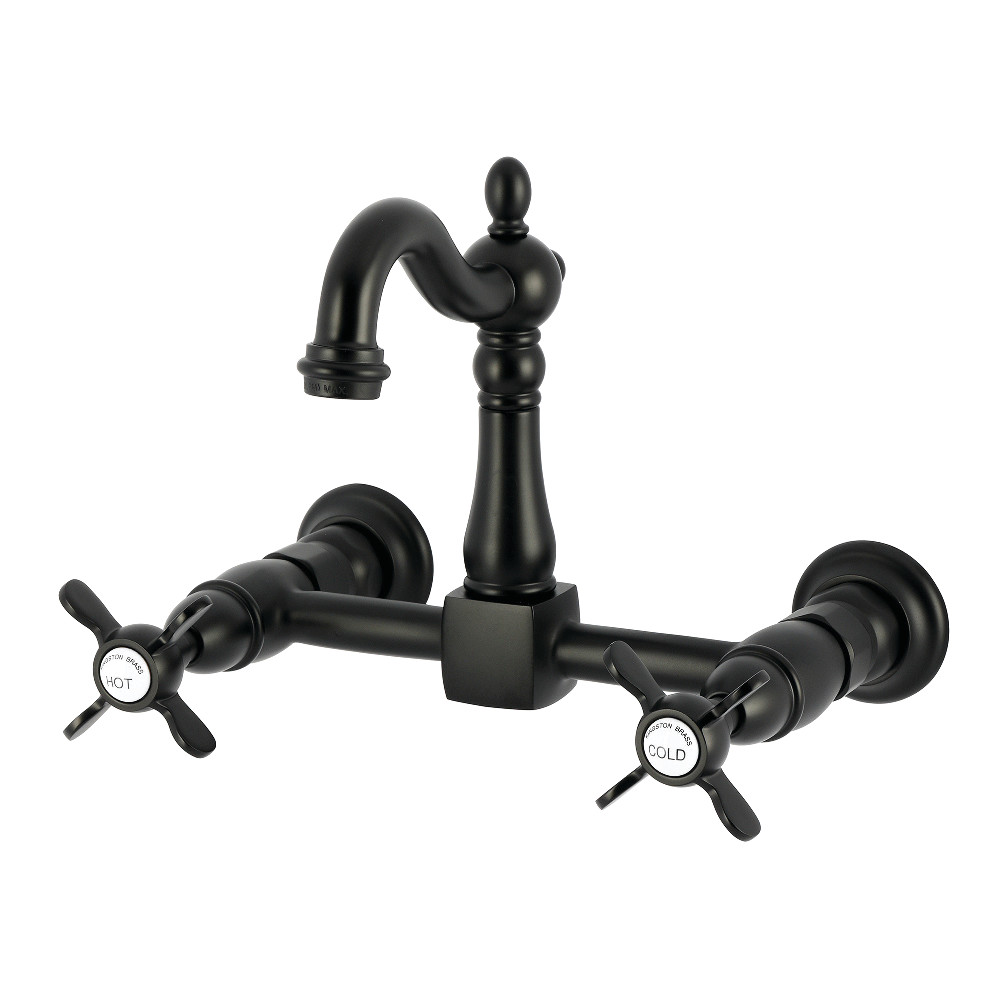 Picture of Kingston Brass KS2440BEX Essex Bridge Kitchen Faucet - Matte Black