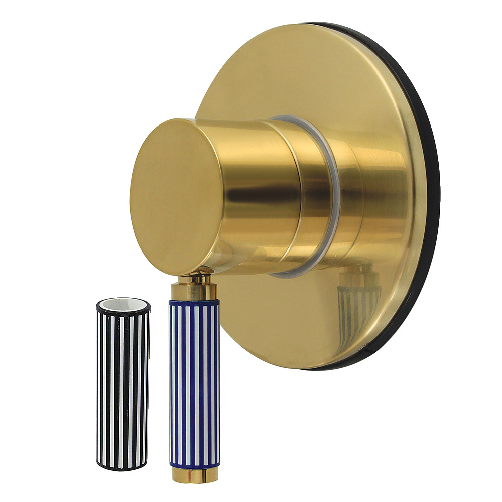 KS4037KPS Verona Single-Handle Six-Way Diverter Valve with Round Trim Kit - Brushed Brass