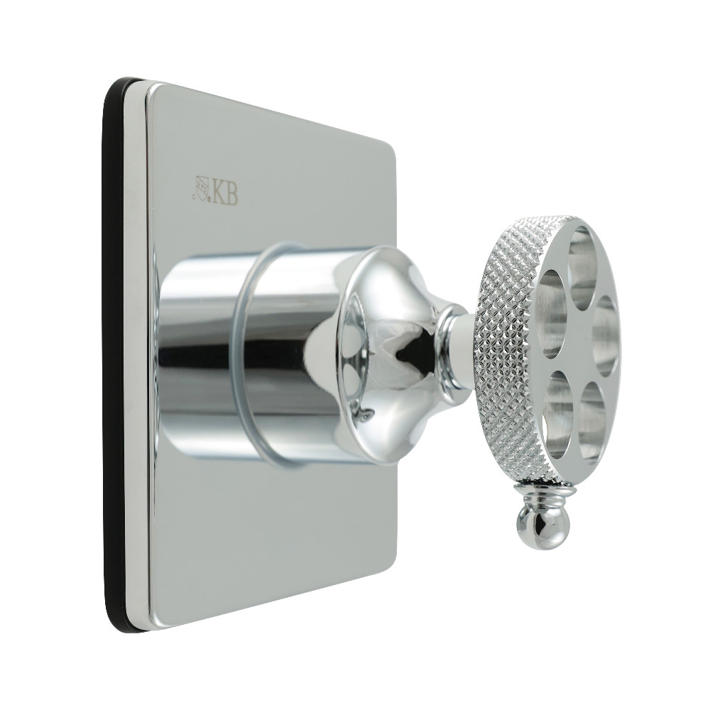 KS3041RKX Webb Single-Handle Three-Way Diverter Valve with Square Trim Kit - Polished Chrome