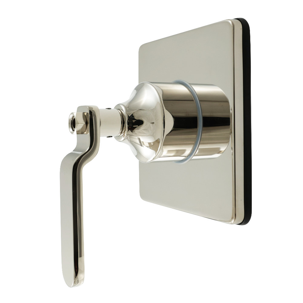 KS3046KL Whitaker Single-Handle Three-Way Diverter Valve with Square Trim Kit - Polished Nickel