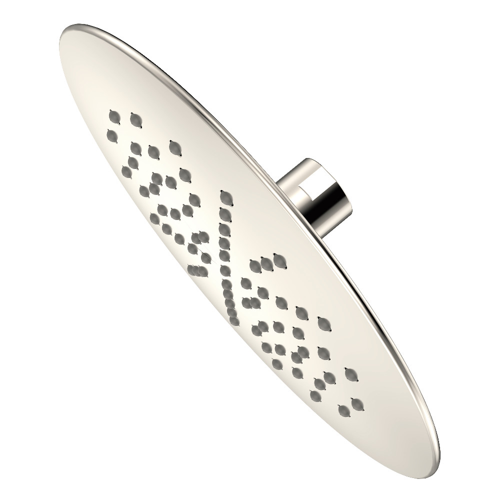 Shower Scape Raindrop Shower Head - Polished Nickel - 7 in. - Adjustable Angle