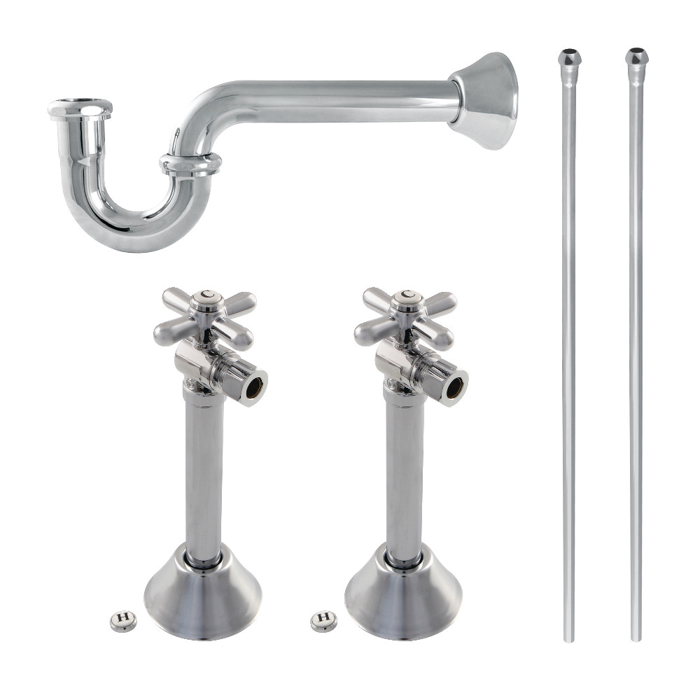 KPK801 Trimscape Traditional Plumbing Supply Kit Combo - Polished Chrome