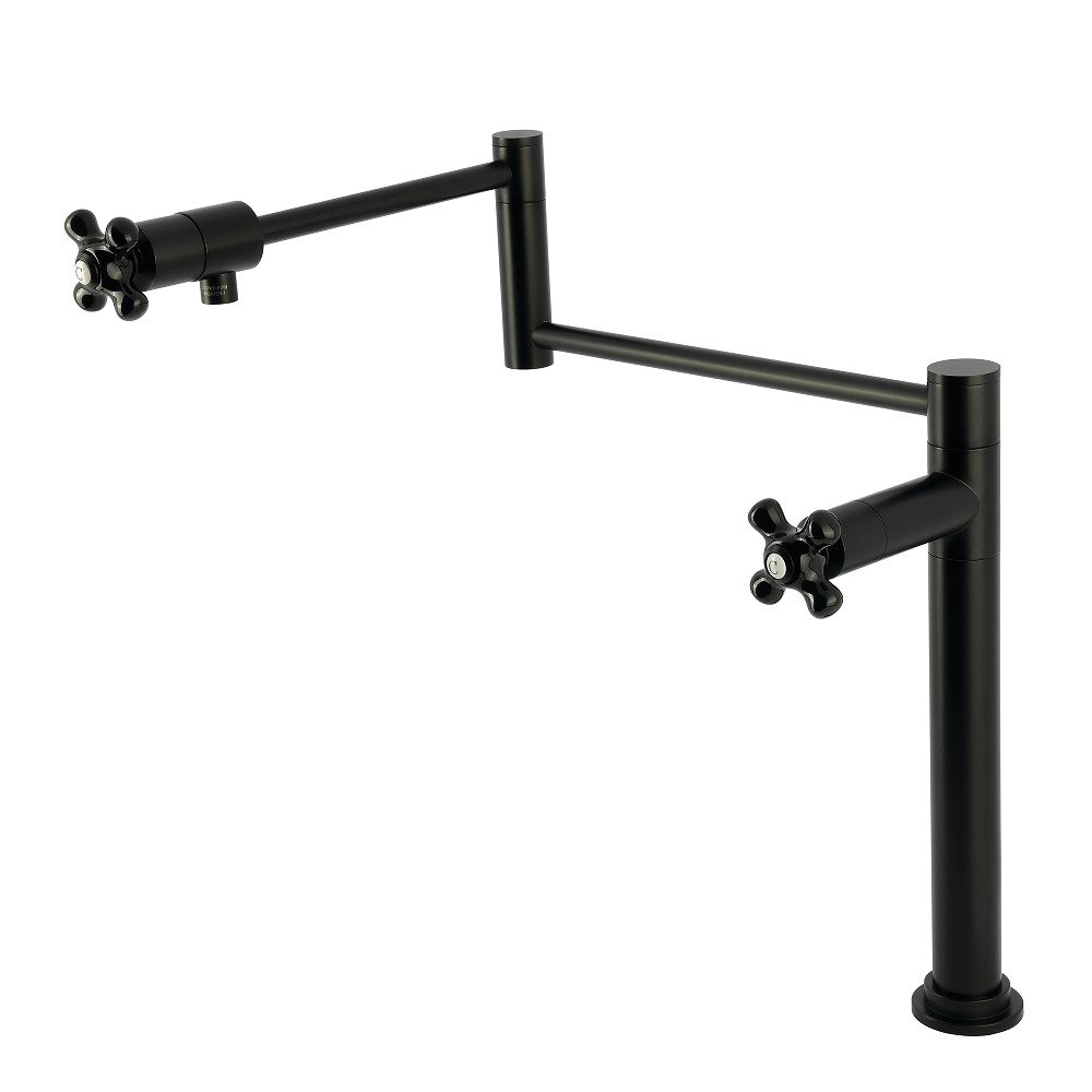 KS4700PKX Duchess Deck Mount Pot Filler Faucet - Matte Black