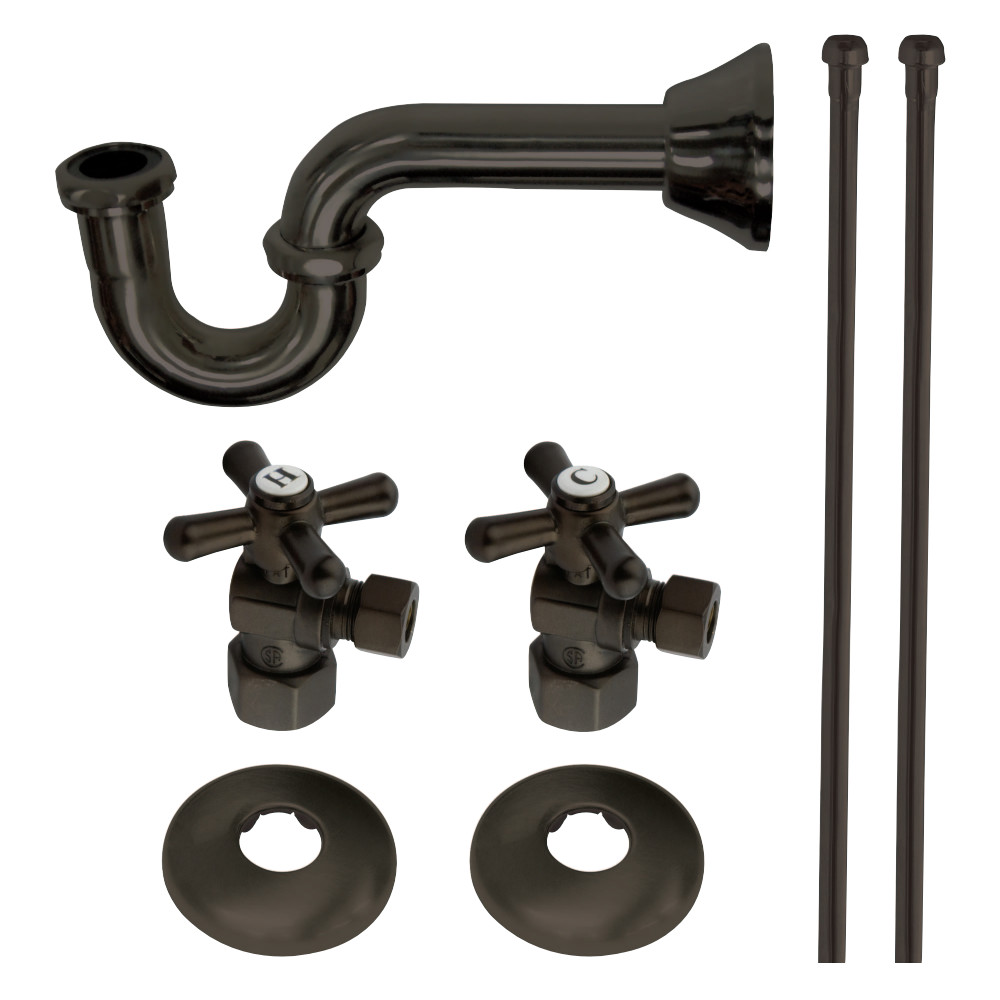 Plumbing Supply Kits Combo, .5 in. IPS Inlet, .38 in. Comp Oulet, Oil Rubbed Bronze