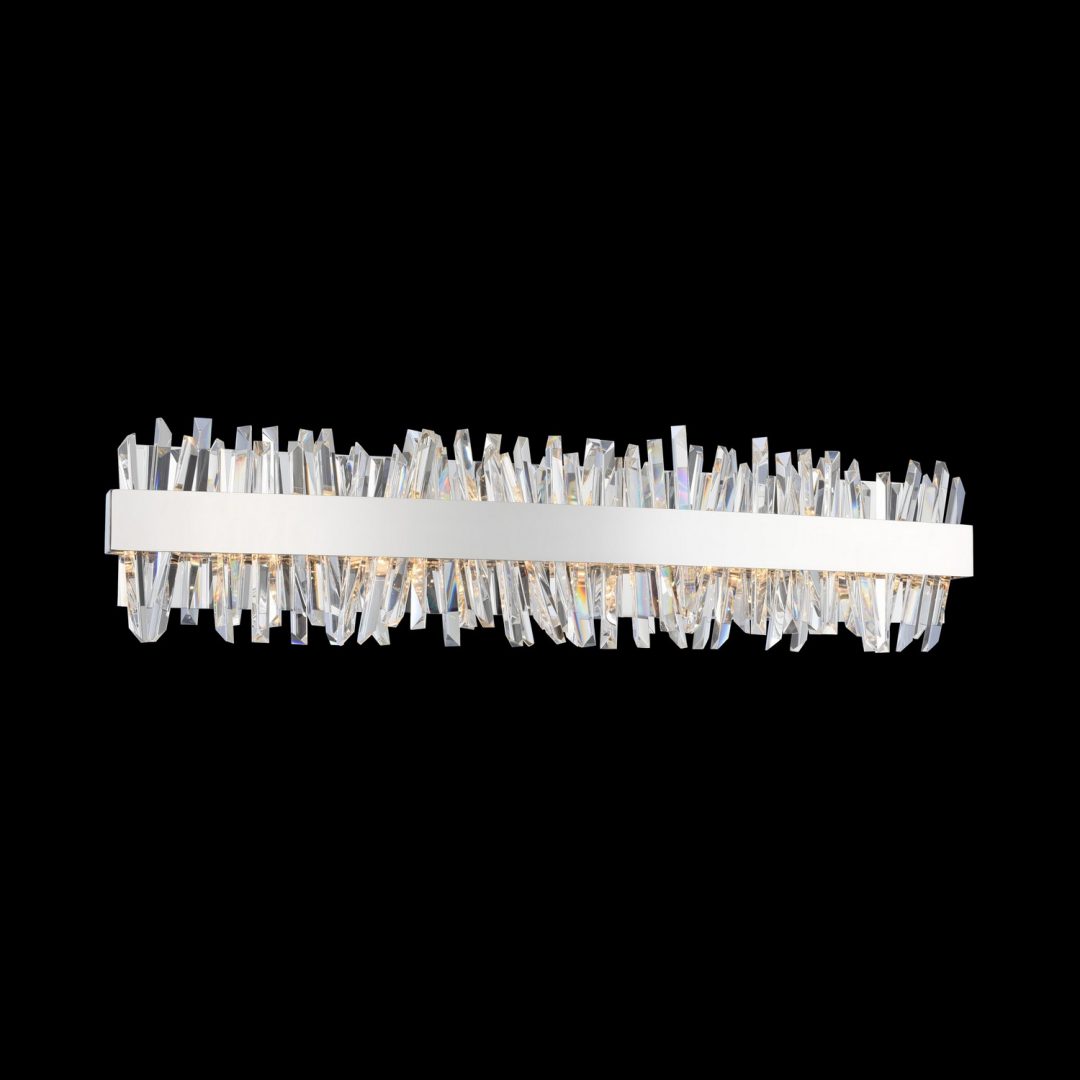Picture of Allegri 030233 Glacier 32 in. LED ADA Bathroom Vanity Light&#44; Matte Black