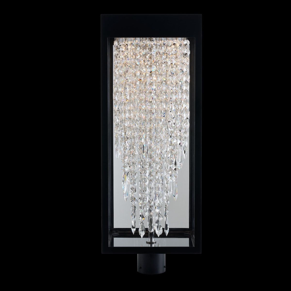 Picture of Allegri 090301 Tenuta Outdoor LED Post Mount&#44; Matte Black