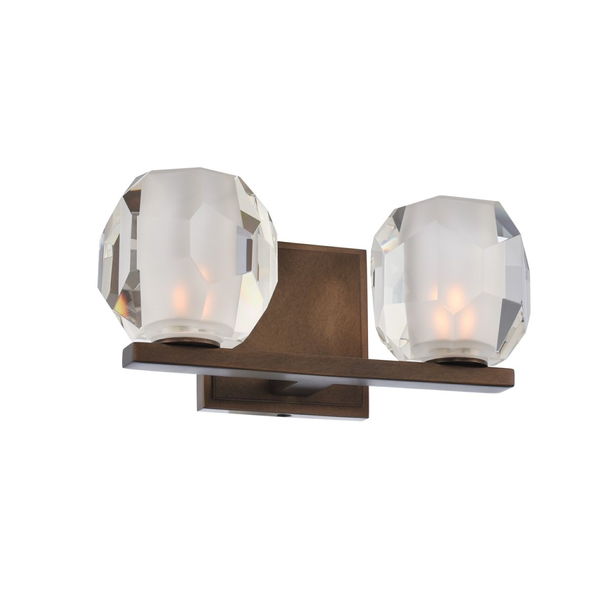 Picture of Kalco 513022WB Ascher 2 Light Wall Sconce&#44; Winter Brass