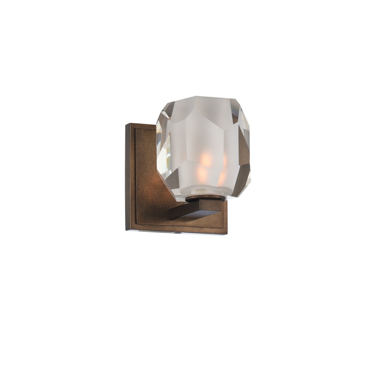 513421BPN Tahoe 10 in. ADA Wall Sconce, Matte Black & Polished Nickel -  Kalco