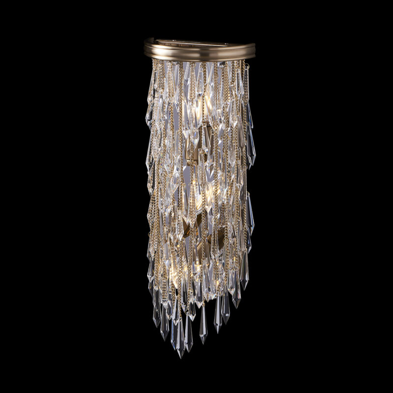 Picture of Allegri 040623-038-FR001 Frangia Wall Sconce&#44; Brushed Champagne Gold