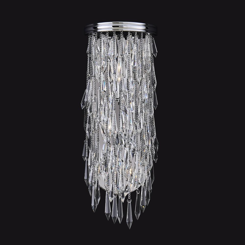 Picture of Allegri 040623-010-FR001 Frangia Chrome Wall Sconce&#44; Polished Chrome