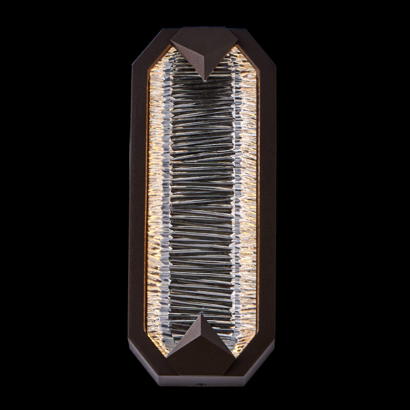 Picture of Allegri 090520-063-FR001 Carato Esterno Outdoor Sconce&#44; Bronze Fluorocarbon