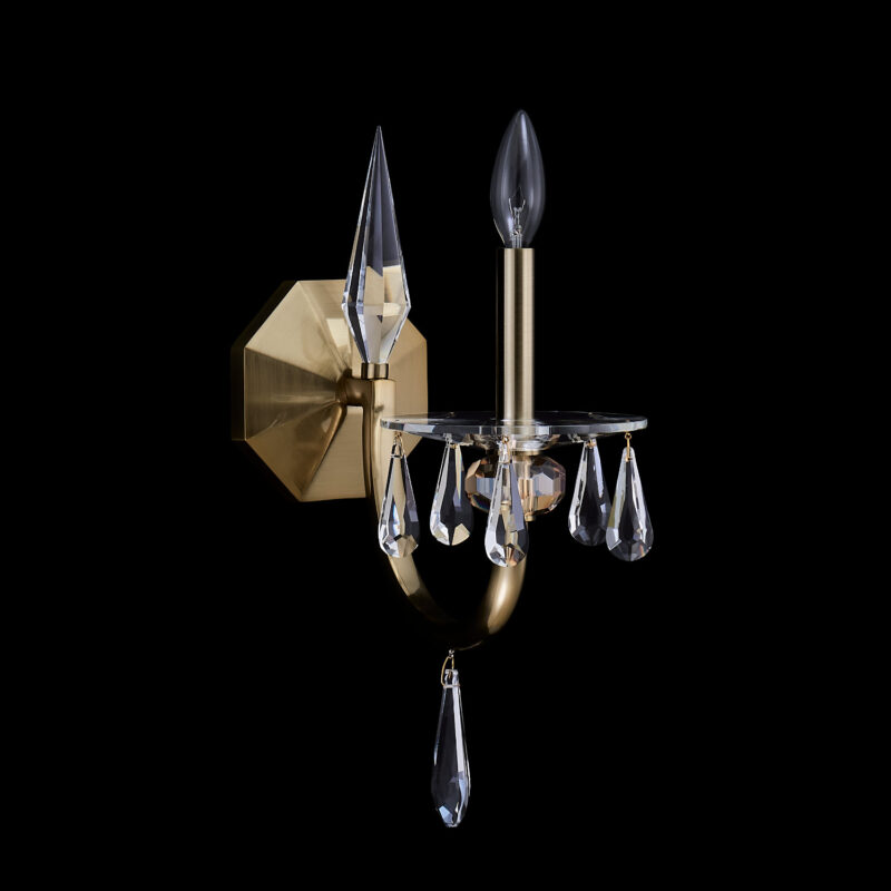 Picture of Allegri 046121-039-FR001 Passo Champ Gold Wall Sconce&#44; Brushed Brass