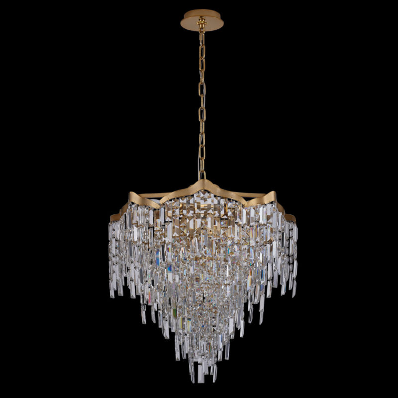 Picture of Allegri 046255-073-FR001 26 in. Cadere Chandelier&#44; Two Tone 18K Gold