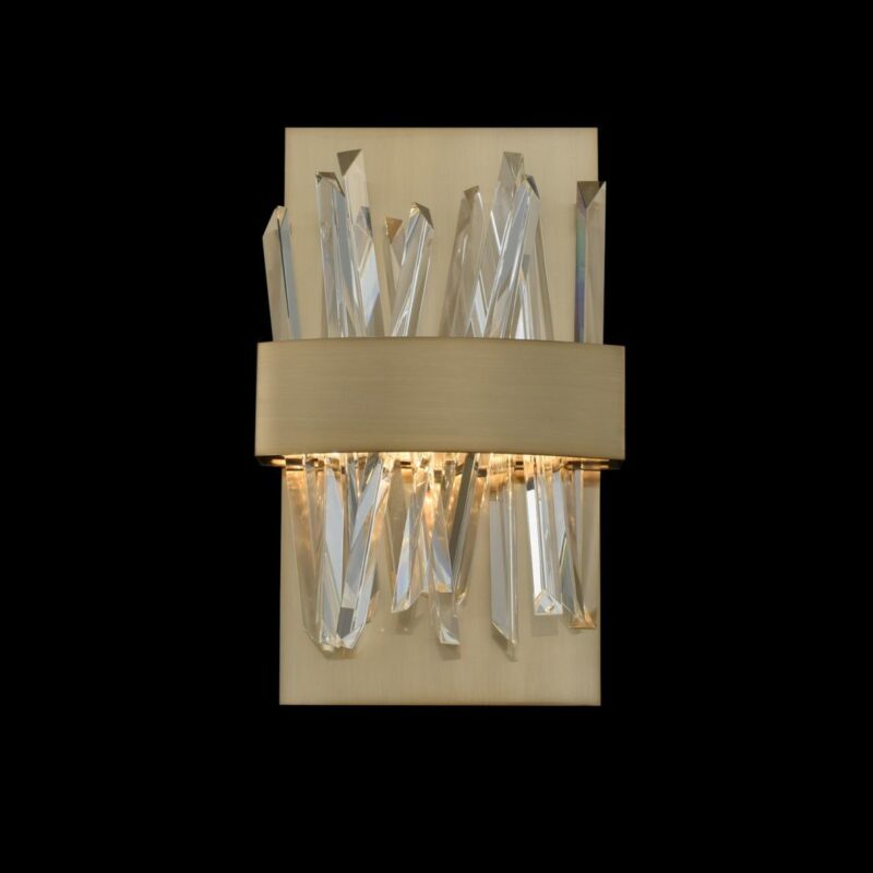 Picture of Allegri 030220-038 Glacier LED ADA Wall Sconce&#44; Brushed Champagne Gold