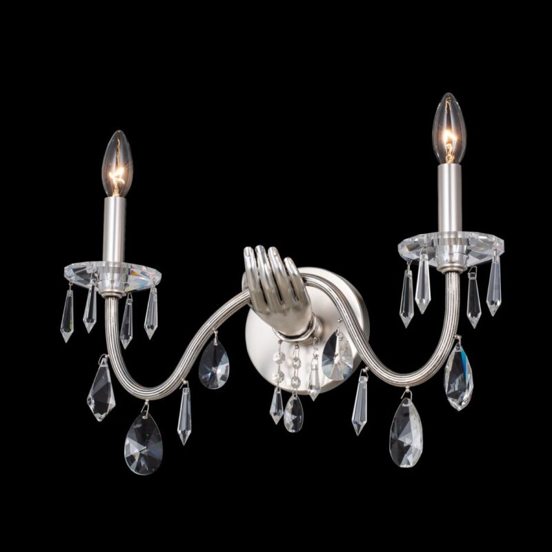 Picture of Allegri 039021-061-FR001 Venere 2 Light Wall Sconce&#44; Pewter