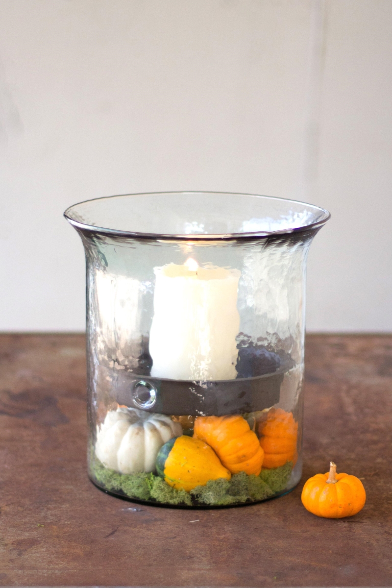 Kalalouccha1003 18 5 X 4 5 X 5 In Three Glass Candle Holders On A Recycled Wooden Base Case Of 2 Dailymail