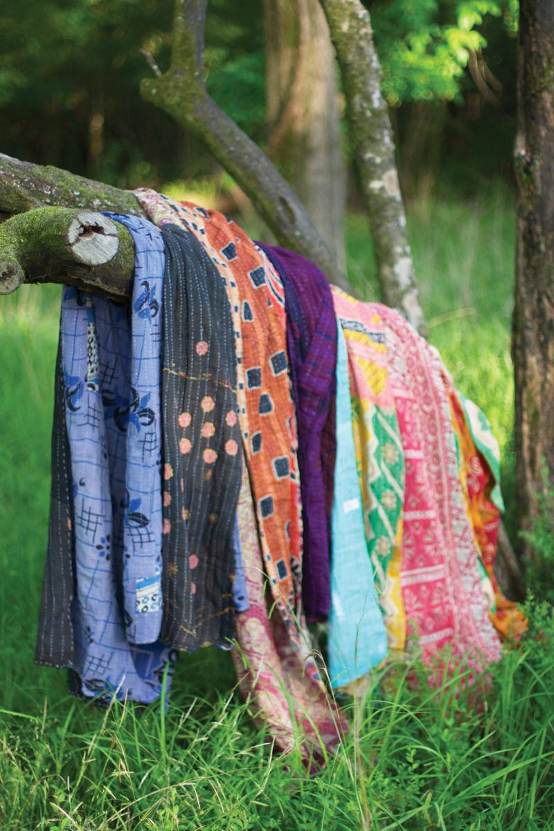 NRR1015 55 x 80 in. Recycled Kantha Throws - Assorted Sizes & Patterns - Case of 6