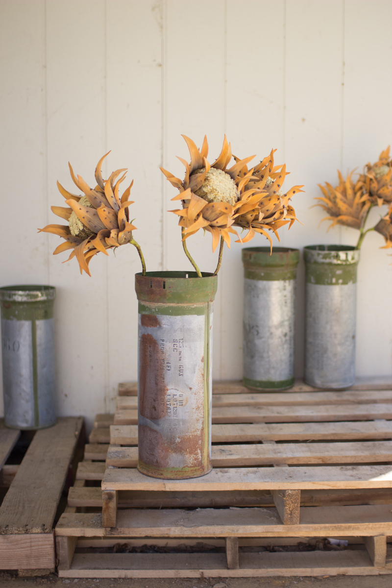NBF2055 7.5 x 18.5 in. Reclaimed Military Canister