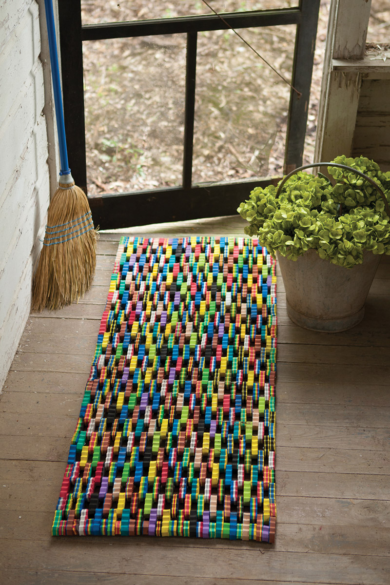 20 x 48 in. Recycled Flip Flop Large Door Mat