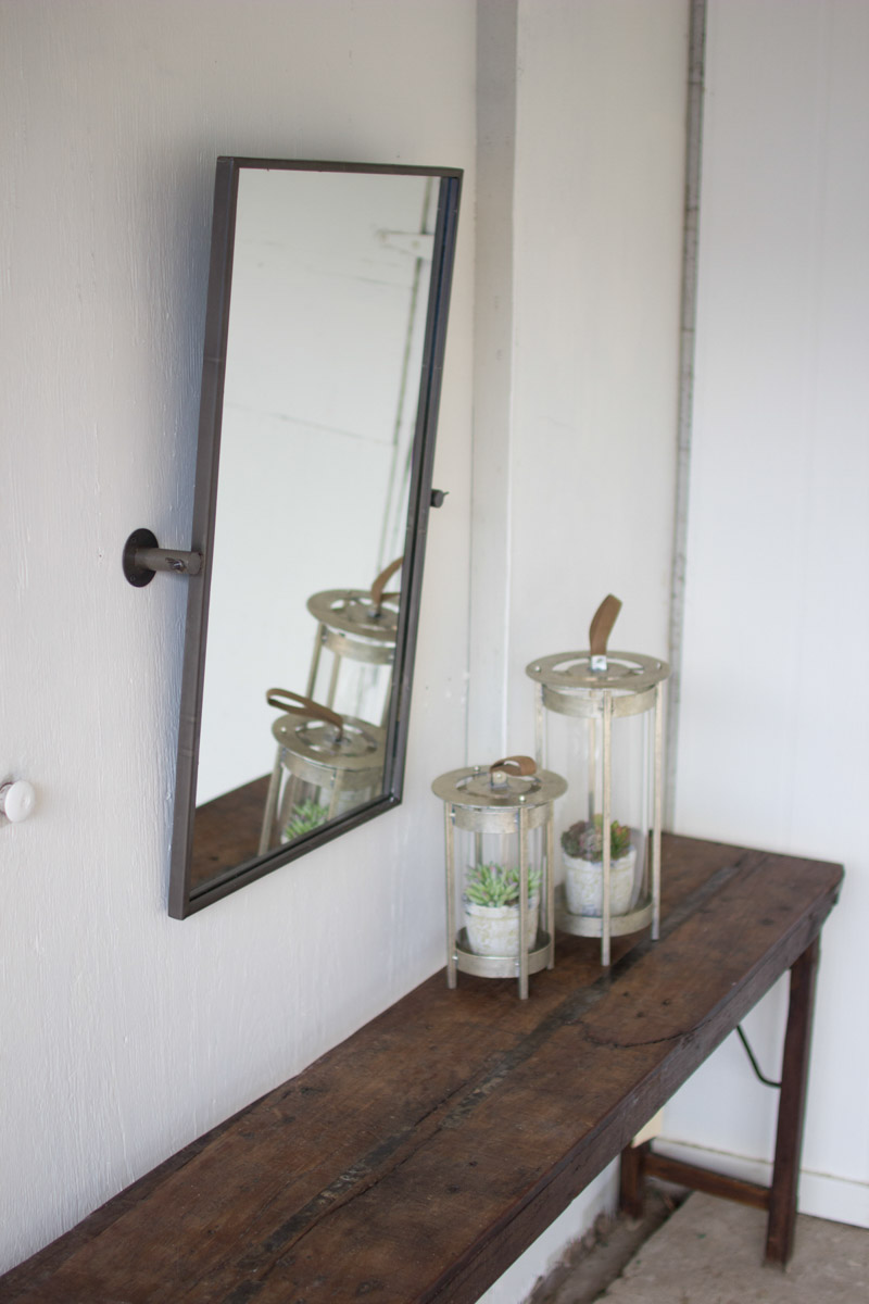 CQ7054 24 x 34 in. Adjustable Metal Wall Mirror