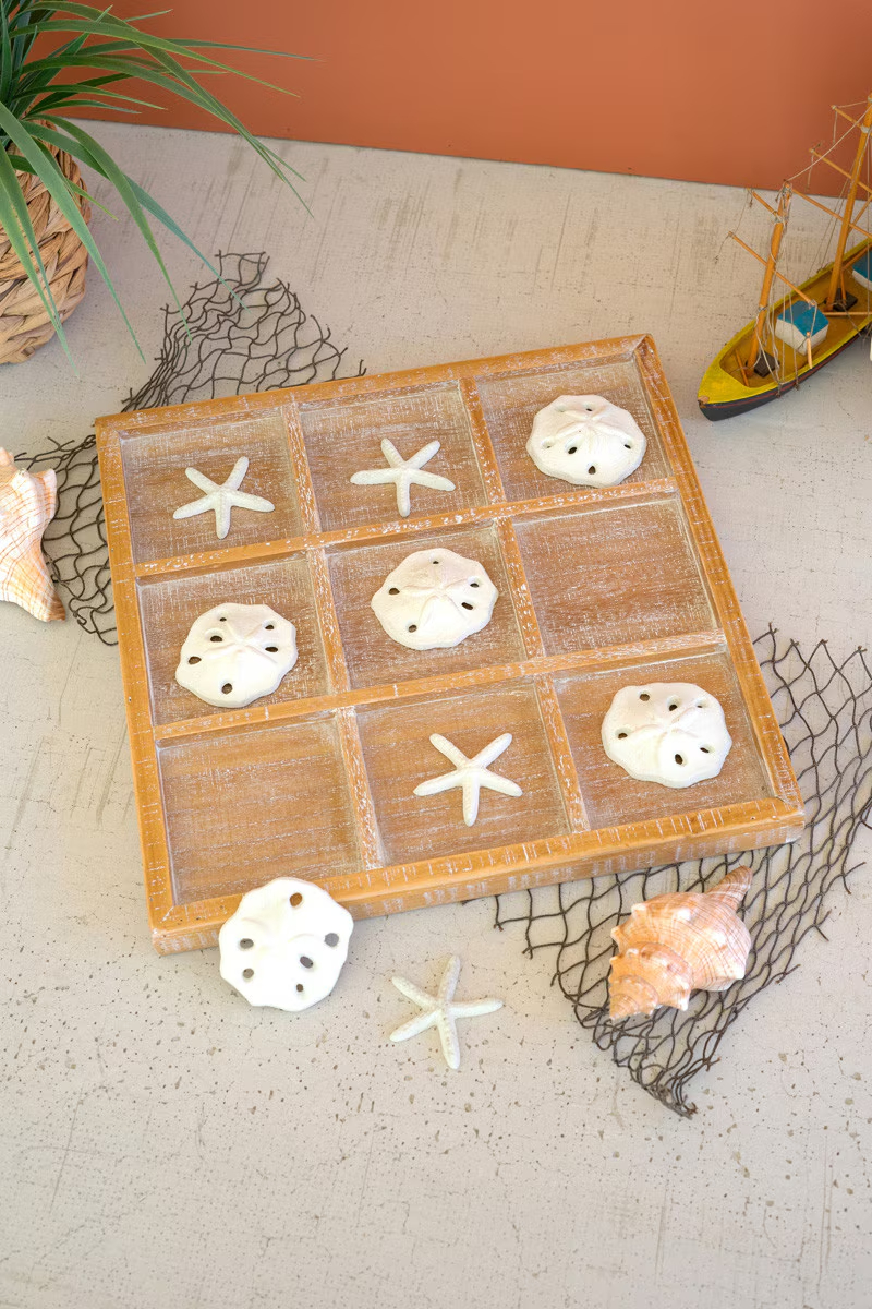 CVY1373K Seaside Tic-Tac-Toe Game - Multi Color