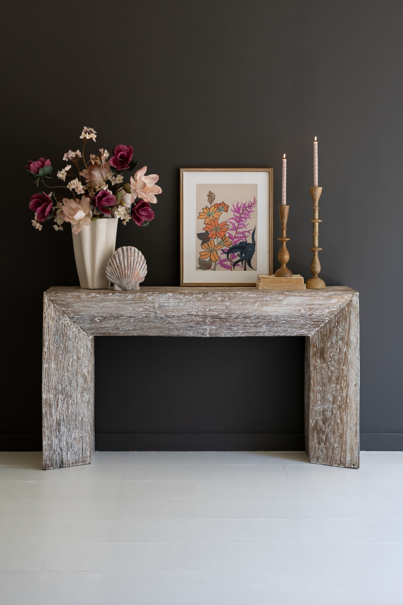 Picture of Kalalou NRET1003 Recycled Wood Console&#44; Multi Color