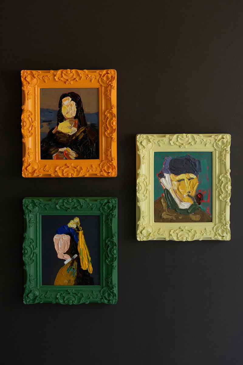 CAR1775 Framed Portraits Wall Art, Multi Color