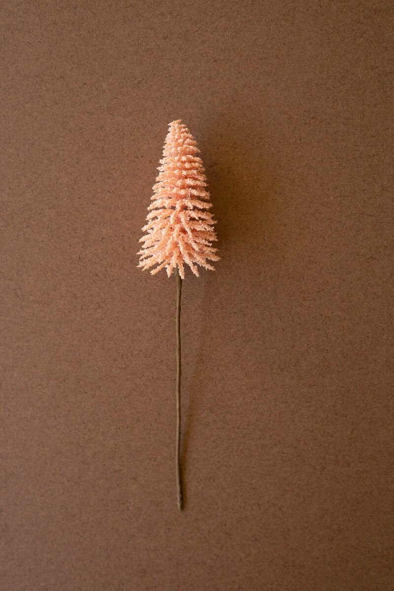 CHNS9061 Mini Bottle Brush Trees on a Stem - Pink