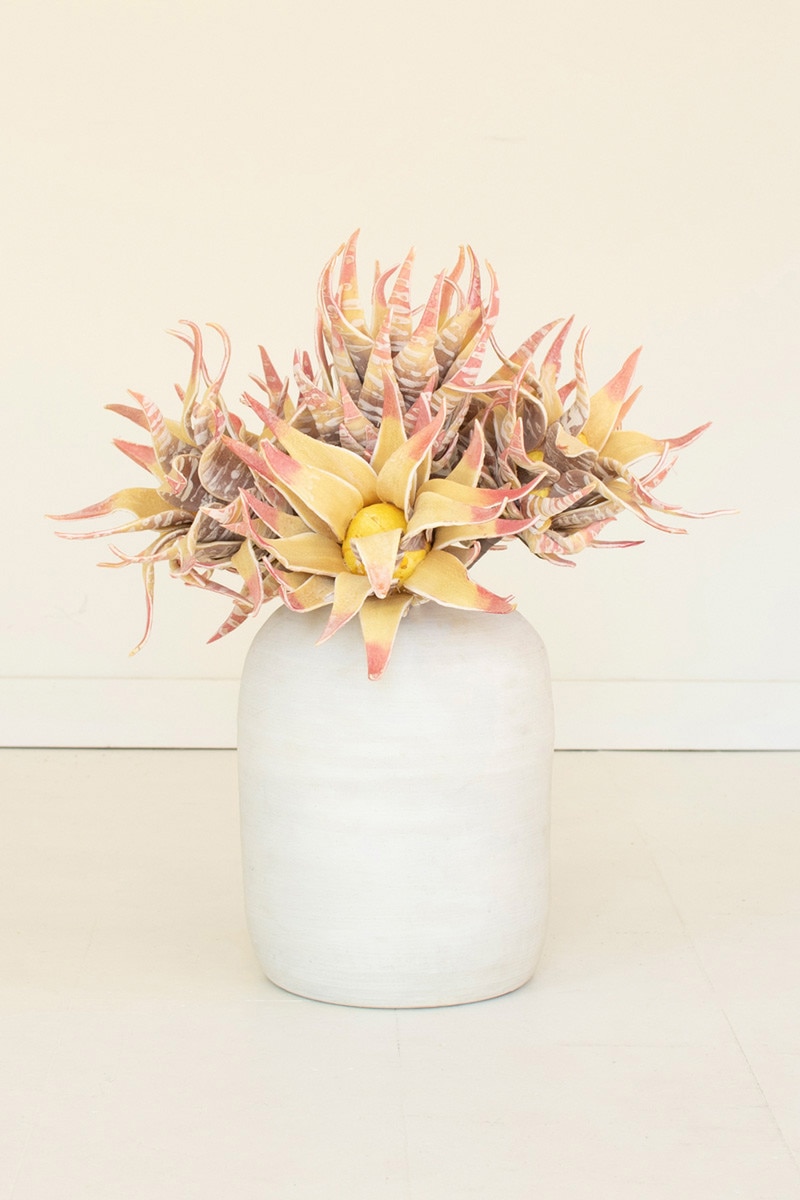 CSL2855 25 in. Botanica Protea Inspired Floral Stem Artificial Botanical Decor, Multi Color