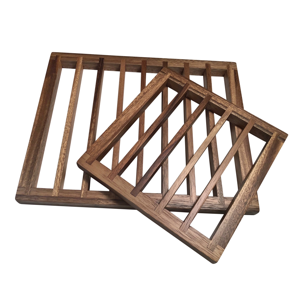 Picture of Kalmar Home 357AB 10 x 12.25 in. Acacia Wood Trivets - Set of 2