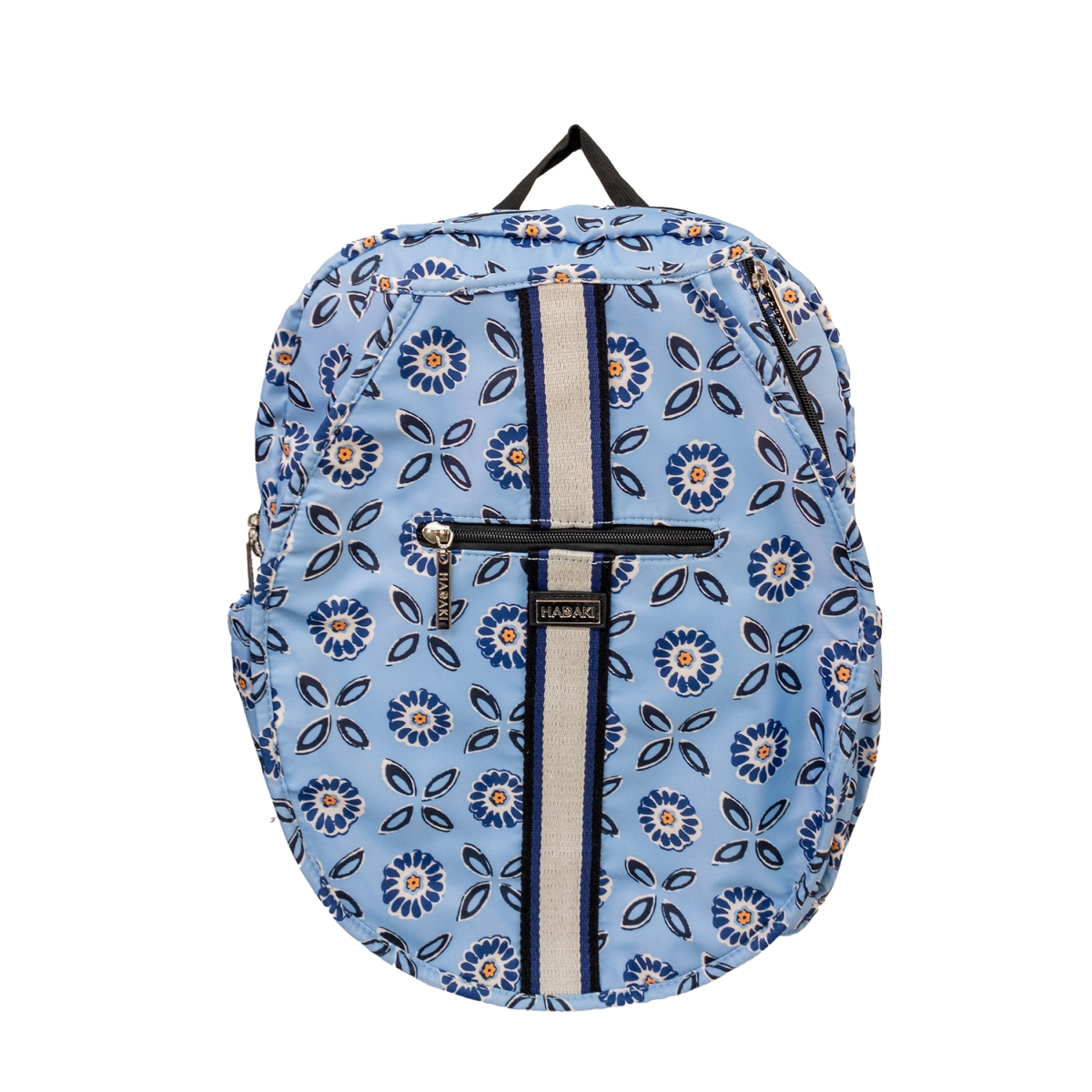 HDK928-Mar-Cr 13 x 4.75 x 17 in. Tennis Backpack, Marigold & Cream