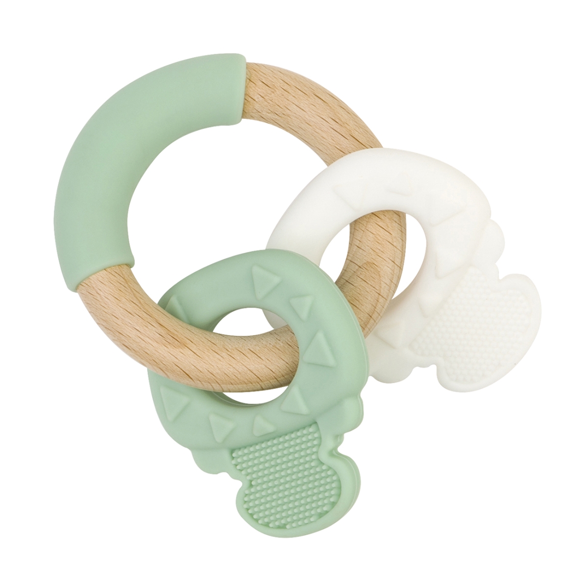 SA1719MT 3.75 x 1.875 x 6 in. Key Baby Teether, Mint