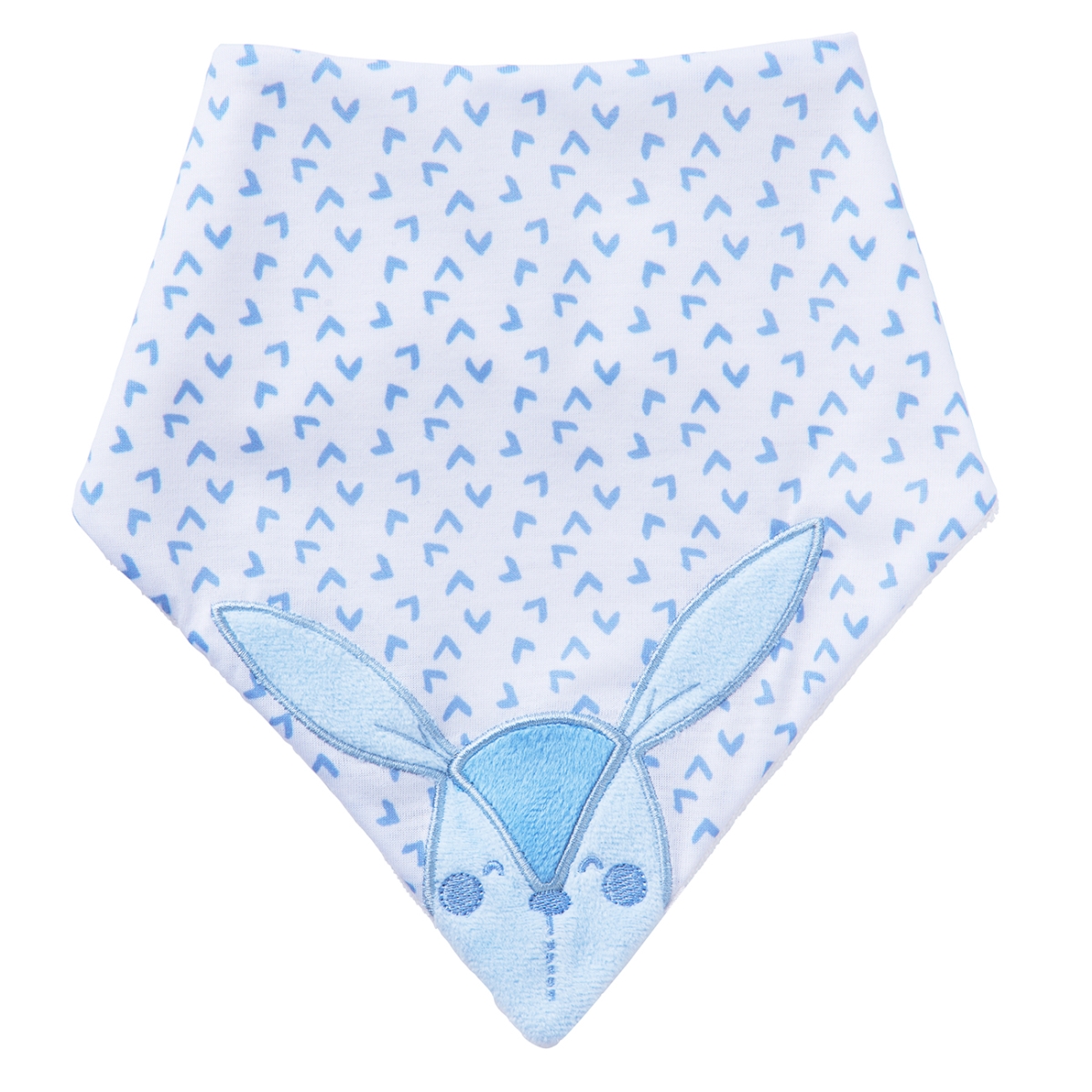 SA1650RABBIT 11.02 x 0.59 x 8.27 in. Animal Bib, Rabbit Blue