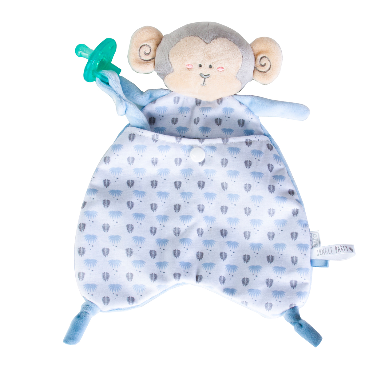 SA1803MON 9 x 1.50 x 11.50 in. Plush Snuggle Comforter Toy, Monkey