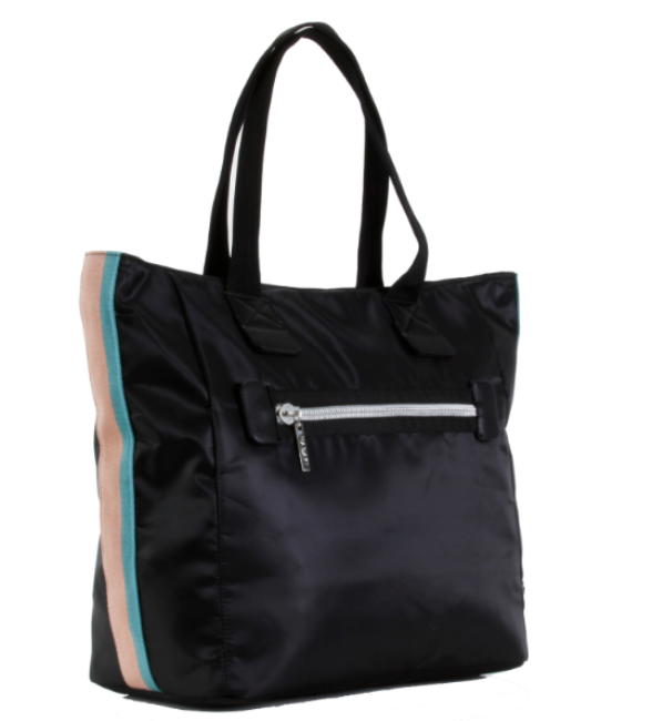 HDK938-SBK Uptown Tote Bag, Sporty Black -  Hadaki