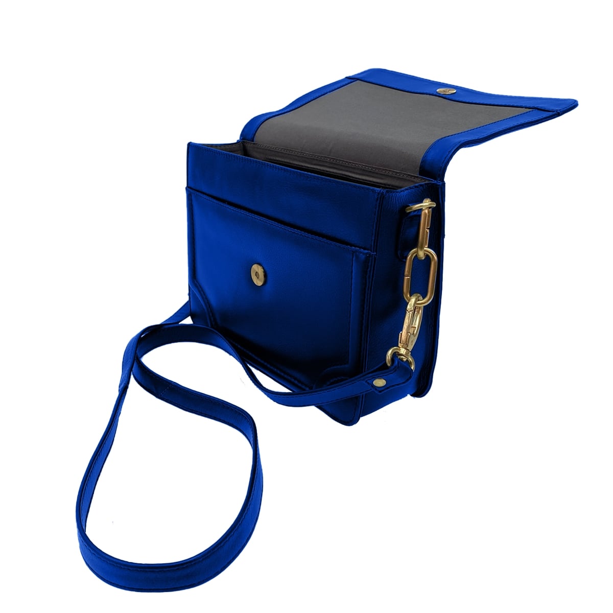 HDK762-IBL Sheila Flap Bag, Imperial Blue
