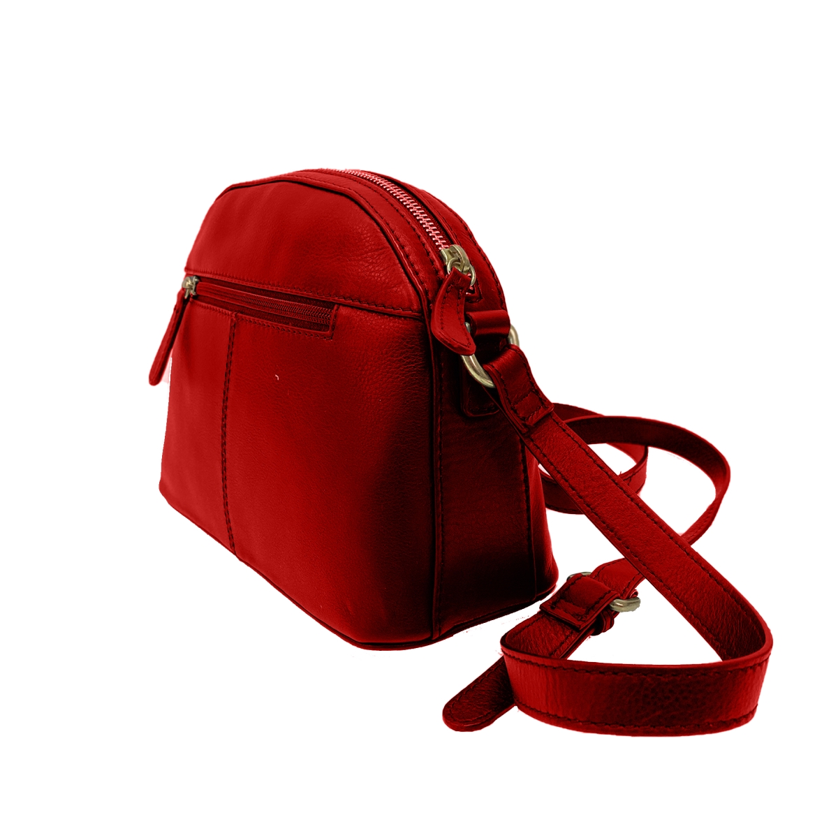 HDK764-FRD Small Oval Bag, Fiery Red -  Hadaki