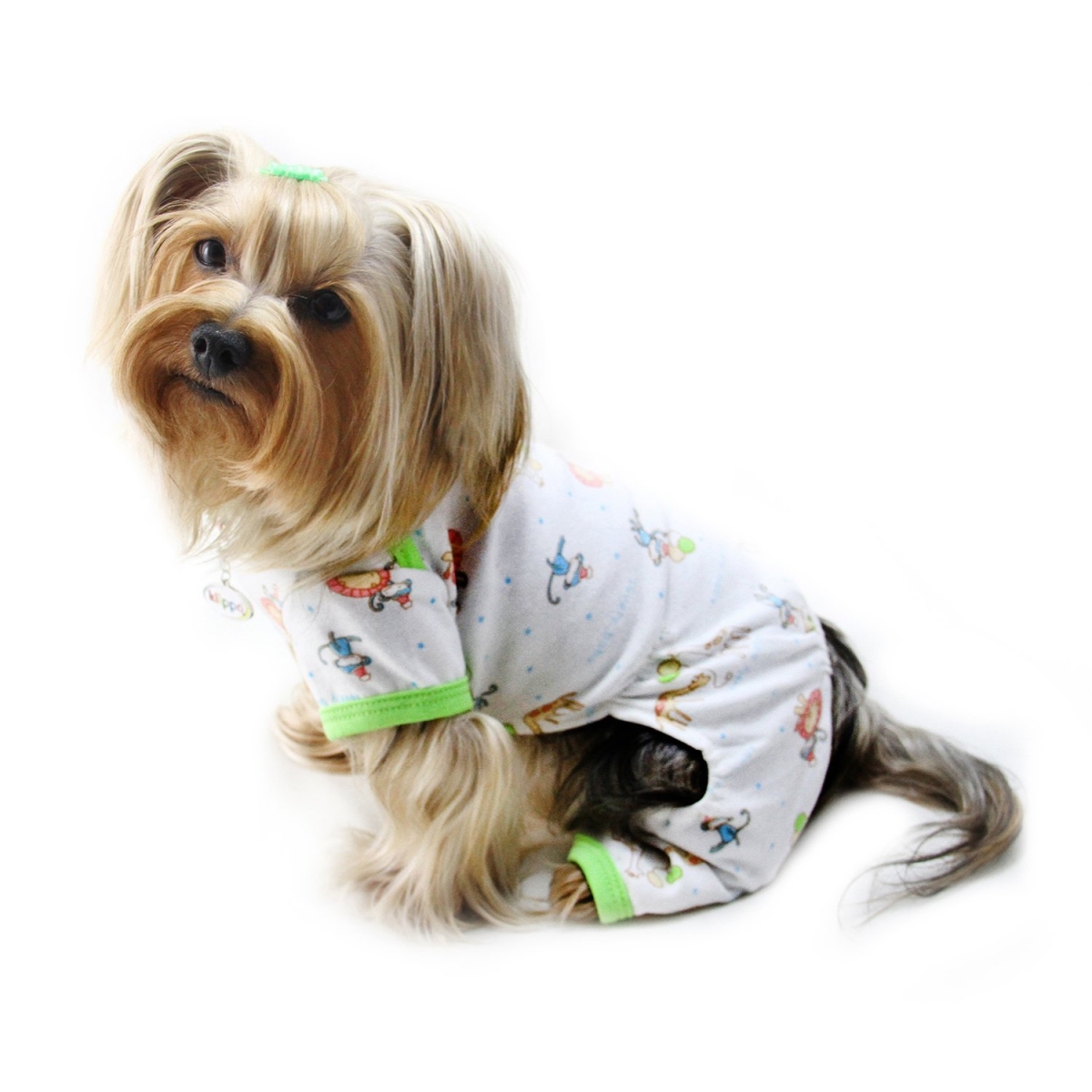 Picture of Klippo Pet KBD079XS Party Animals Knit Cotton Pajamas - Extra Small
