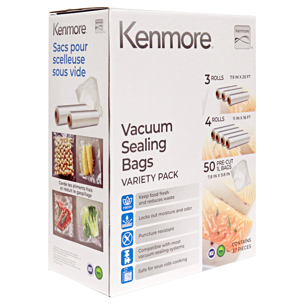 Picture of Kenmore KKVSB57 Clear Food Storage Bags Variety Pack