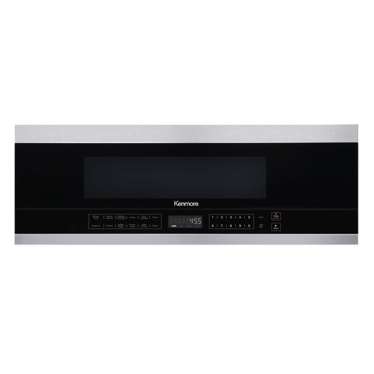Picture of Kenmore KKOTRLP1.2-SS 30 in. Over-the-Range Stainless Steel Microwave Oven, Gray - 1.2 cu ft.